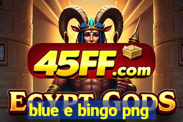 blue e bingo png